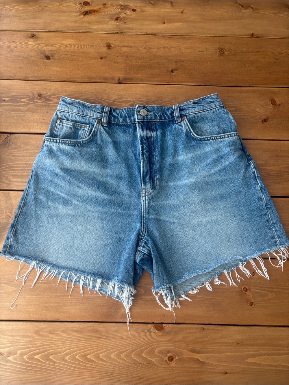 Reformation Wilder High Rise Relaxed Jean Short size 30